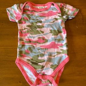 Pink camp onesie